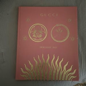 Hardcover coffee table book. GUCCI holiday 2018